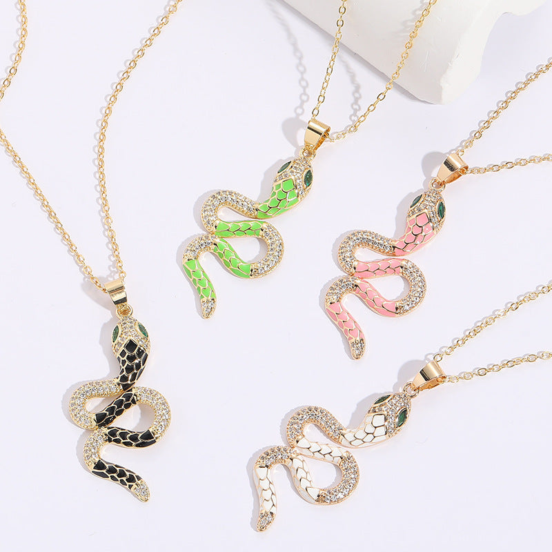 Glowing Skin of Snake Necklace