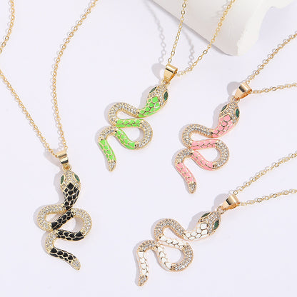 Glowing Skin of Snake Necklace
