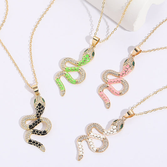 Glowing Skin of Snake Necklace
