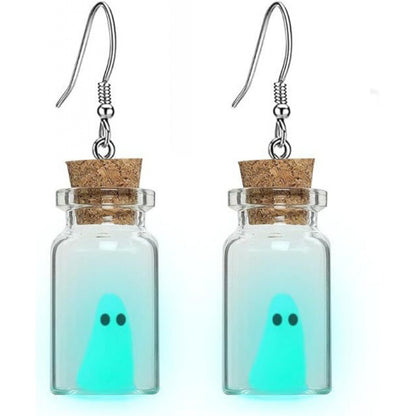 Luminous Ghost Halloween Earrings