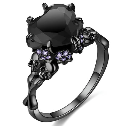 Eternal Love Skull Ring