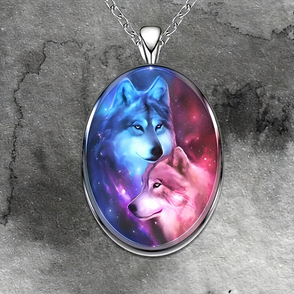 Eternal Spirit Wolf Necklace