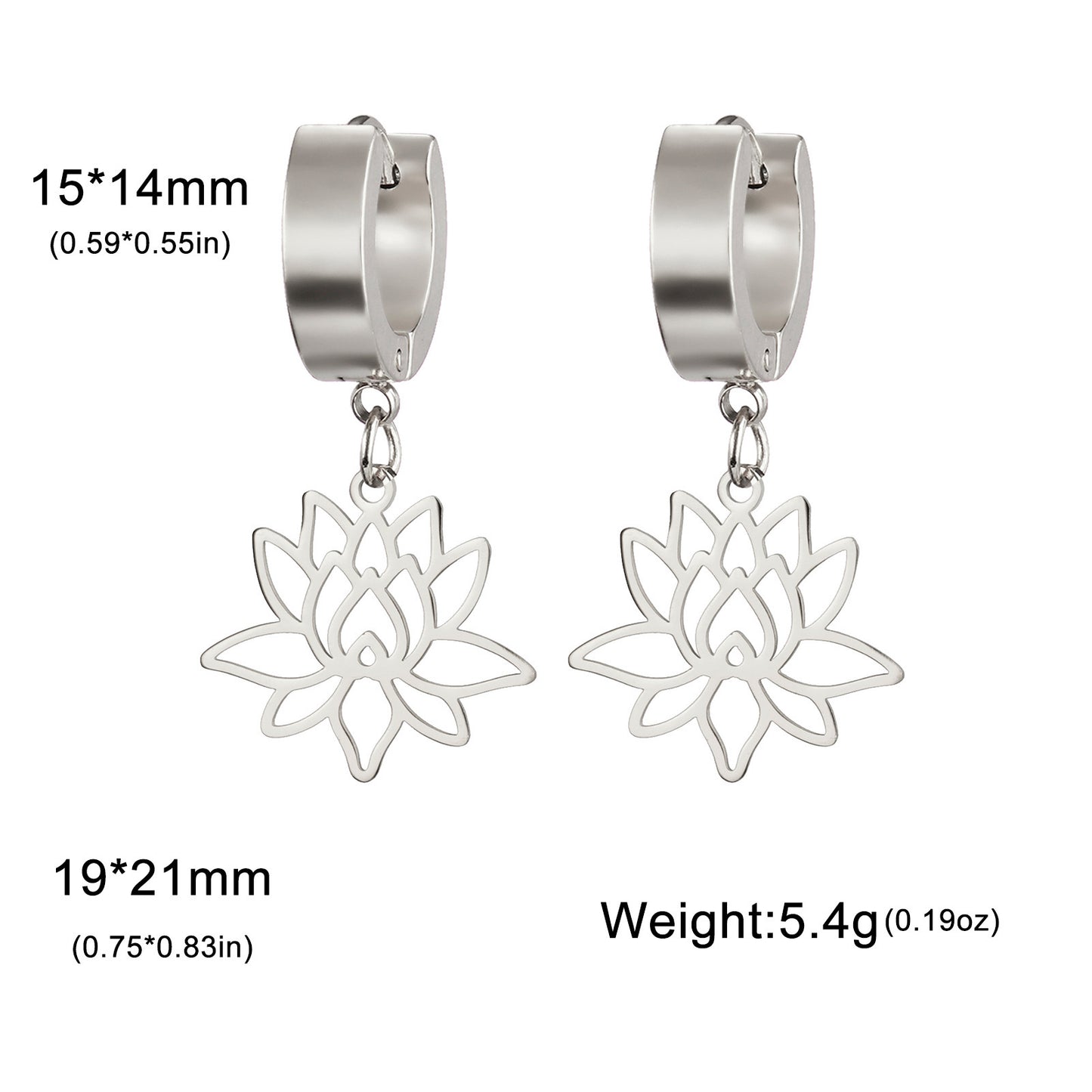 Lotus Radiance Bloom Earrings