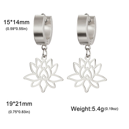 Lotus Radiance Bloom Earrings