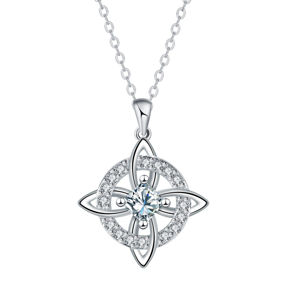 Birthstone Witches Knot Necklace