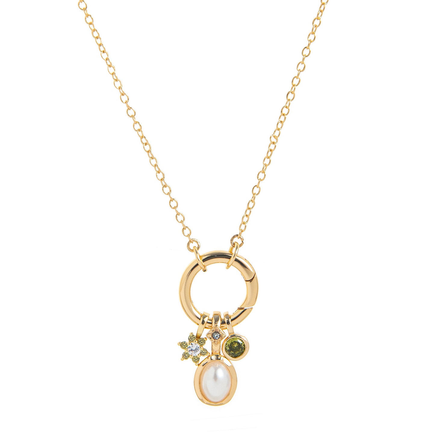 Birthstone Protection Charm Necklace