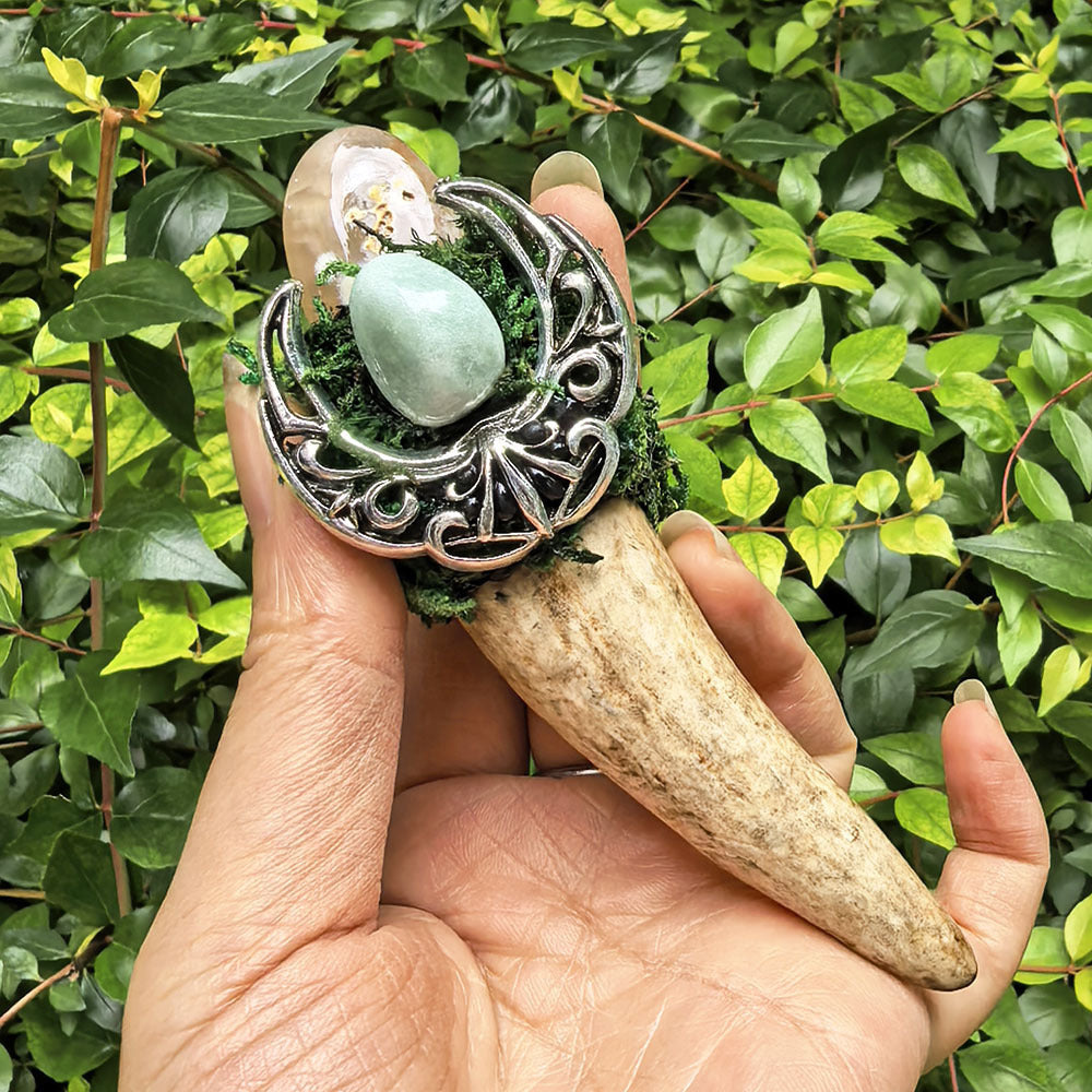 Mystic Crescent Ritual Wand