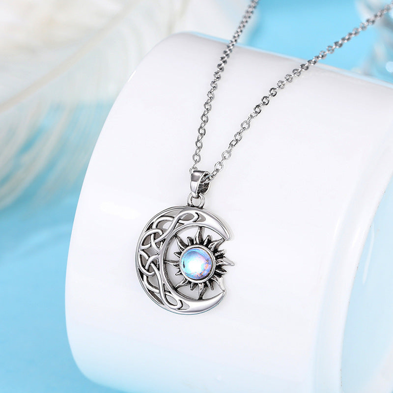 Equinox Harmony Sun And Moon Necklace