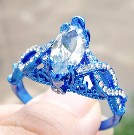 Divine Goddess Infinity Crystal Ring