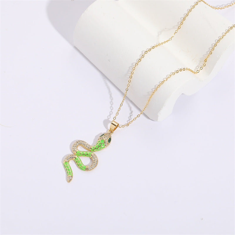 Glowing Skin of Snake Necklace
