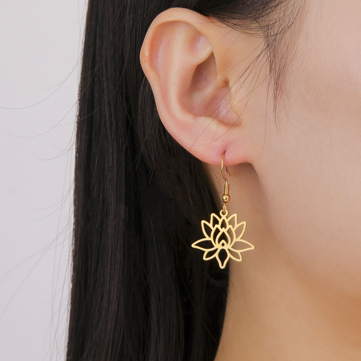 Lotus Radiance Bloom Earrings