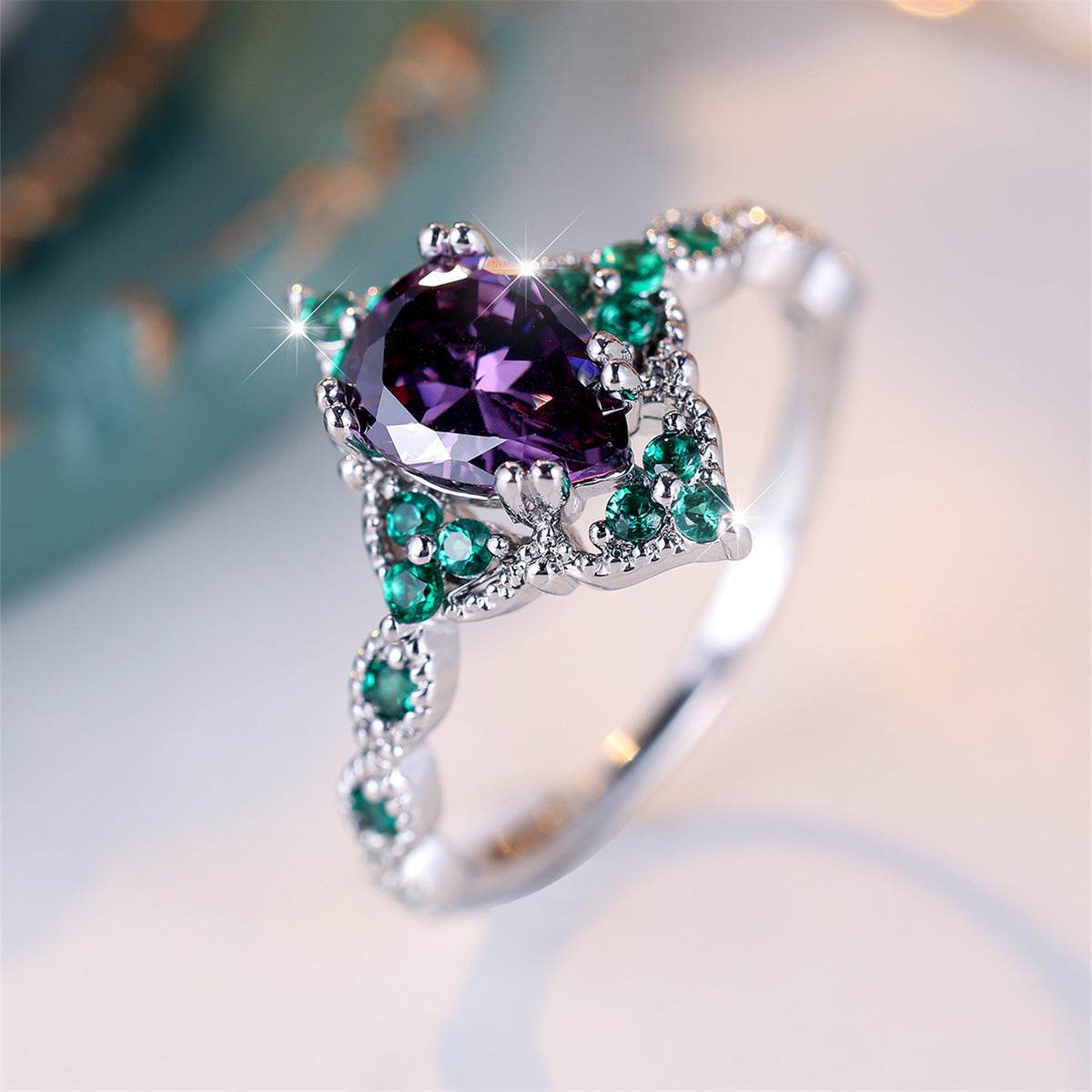 Goddess Reflections Amethyst Ring