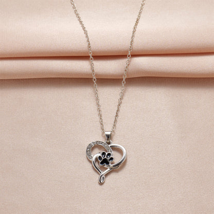 Pawprint of Eternal Love Necklace