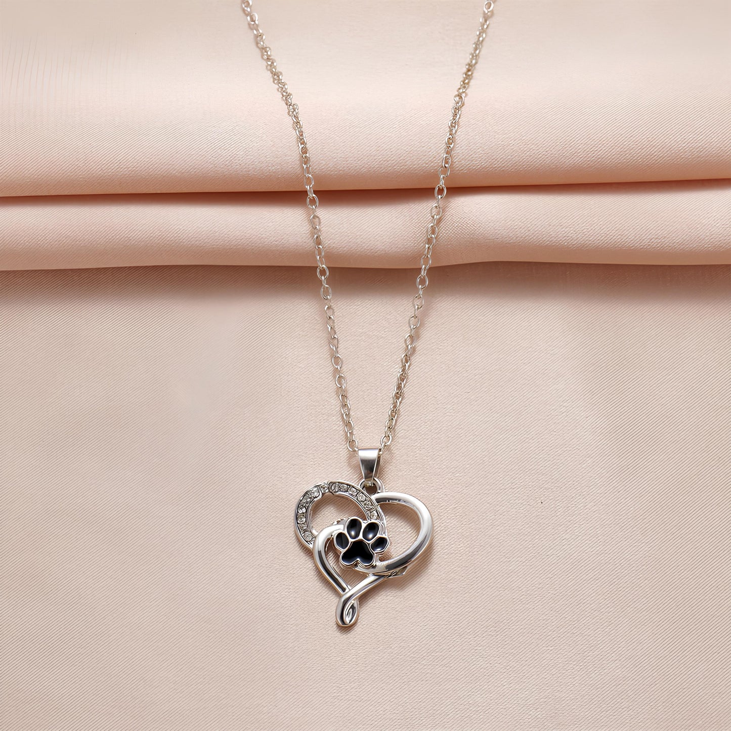 Pawprint of Eternal Love Necklace