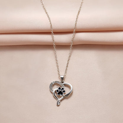 Pawprint of Eternal Love Necklace