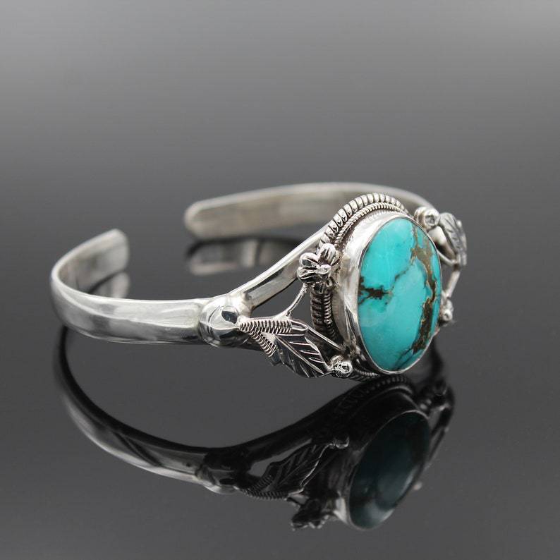 Turquoise Bloom Spirit Cuff