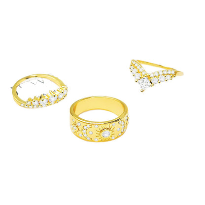 Eclipse of Light & Shadow Ritual Ring Set