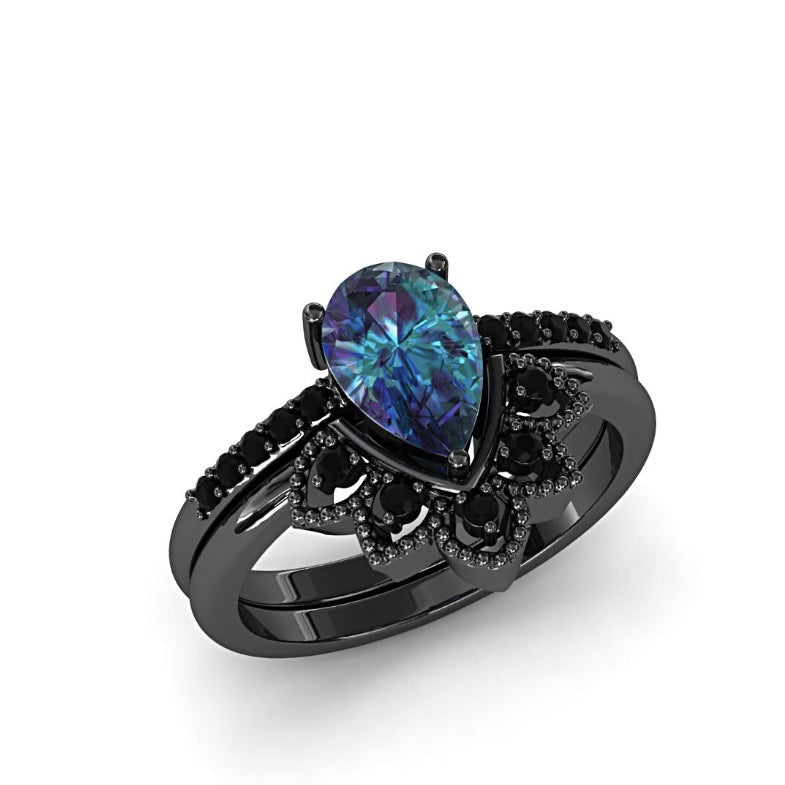 Shadow Bloom Prism Ring