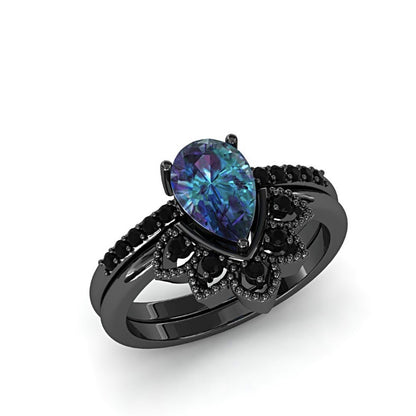 Shadow Bloom Prism Ring
