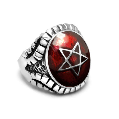 Witch's Elemental Pentacle Ring