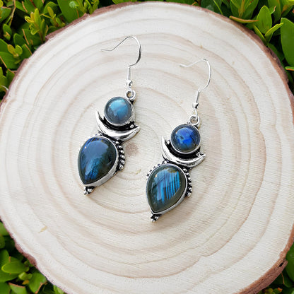 Moonstone Drop Earrings