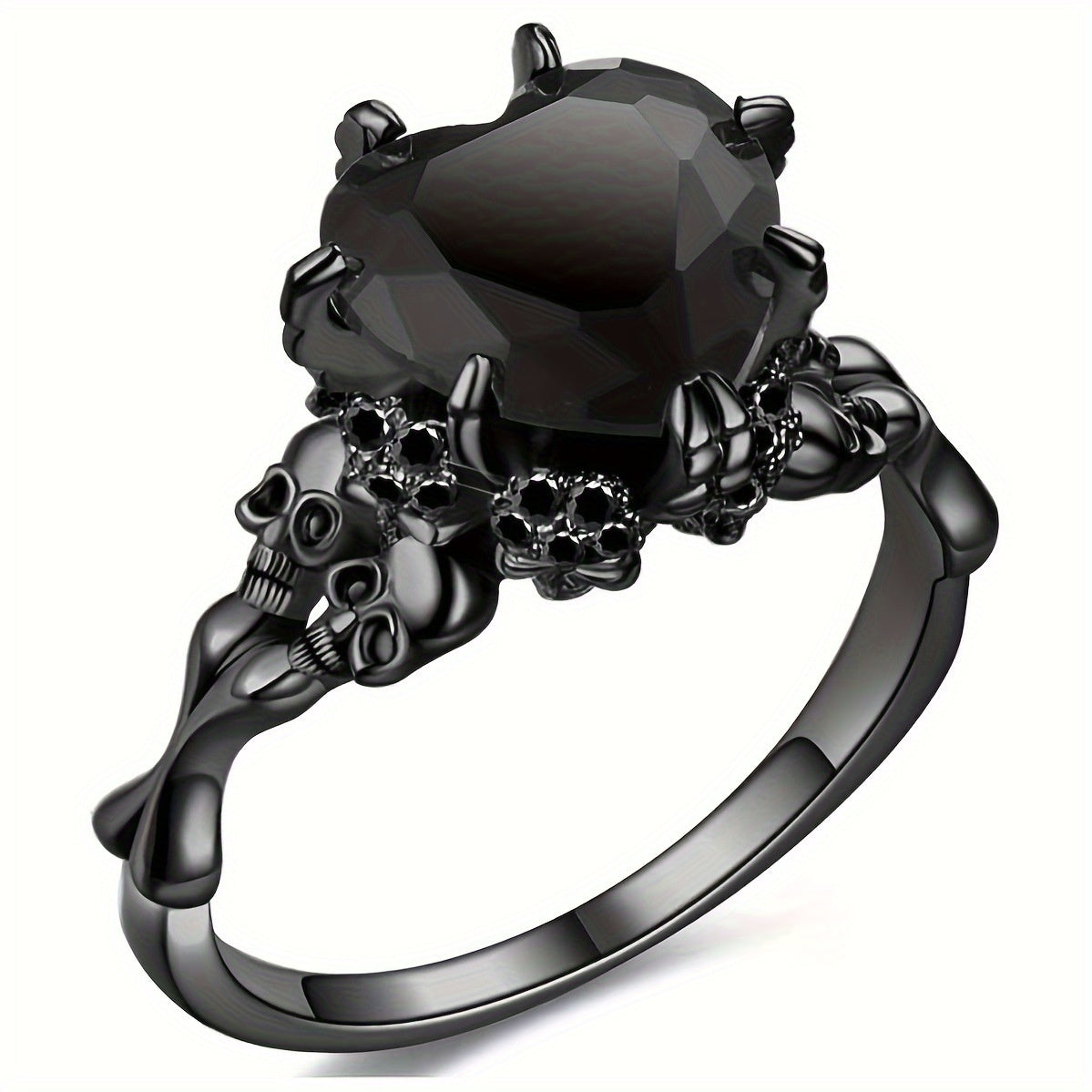 Eternal Love Skull Ring