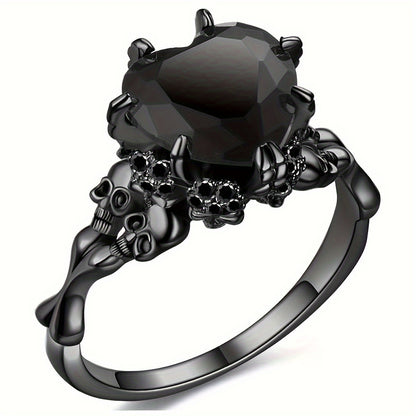 Eternal Love Skull Ring