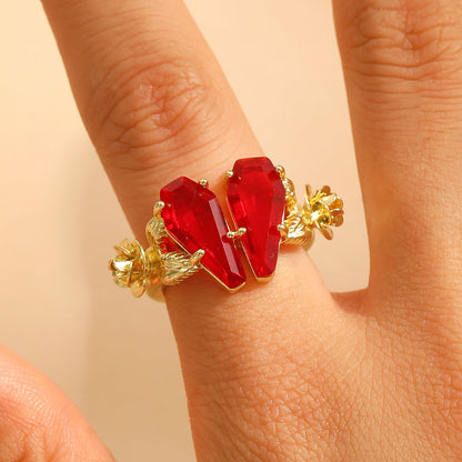 Sacred Twin Coffin Ring