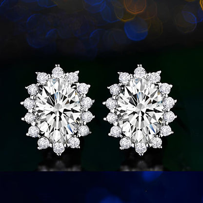 Celestial Radiance Gemstone Studs