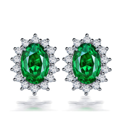 Celestial Radiance Gemstone Studs