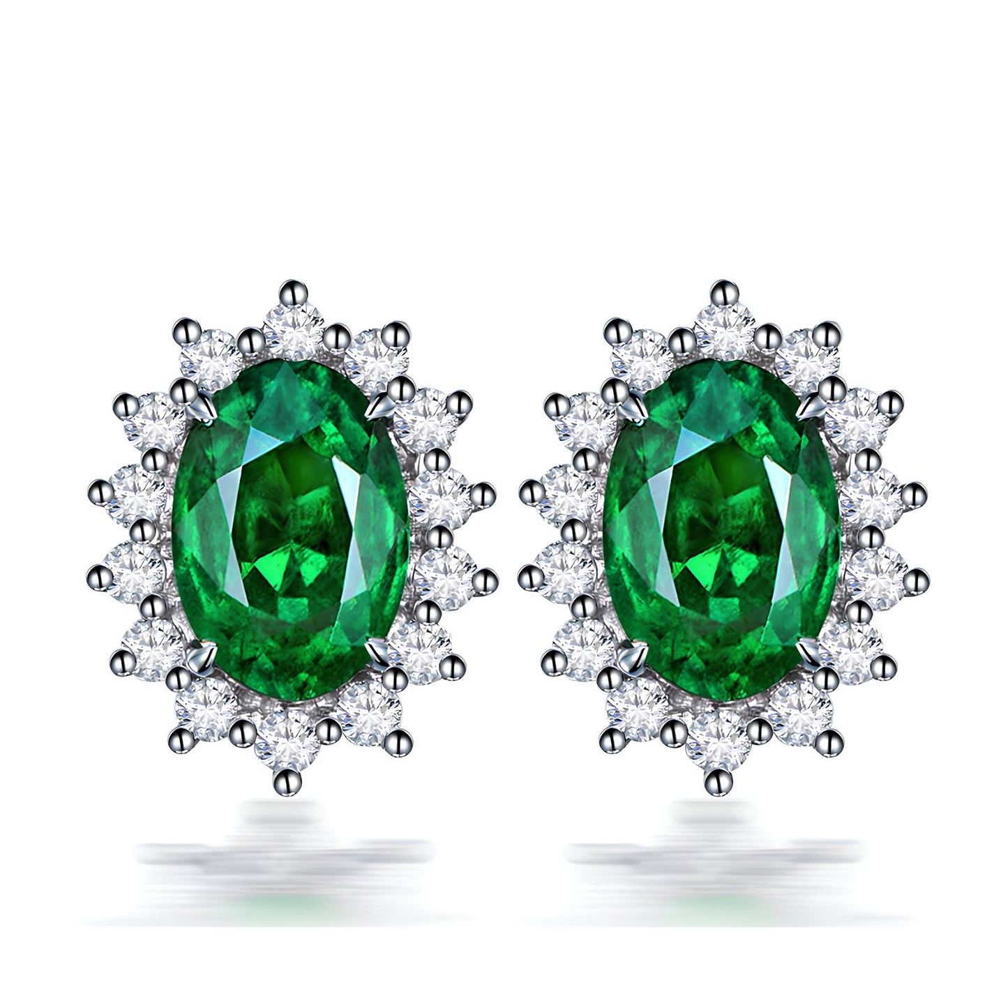 Celestial Radiance Gemstone Studs