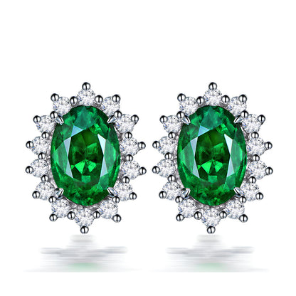 Celestial Radiance Gemstone Studs