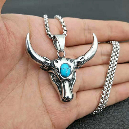 Ethereal Taurus Guardian Necklace