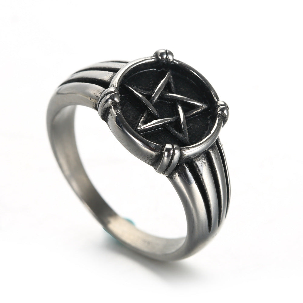 Mystical Power Pentagram Ring