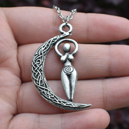 Mystic Fertility Moon Necklace