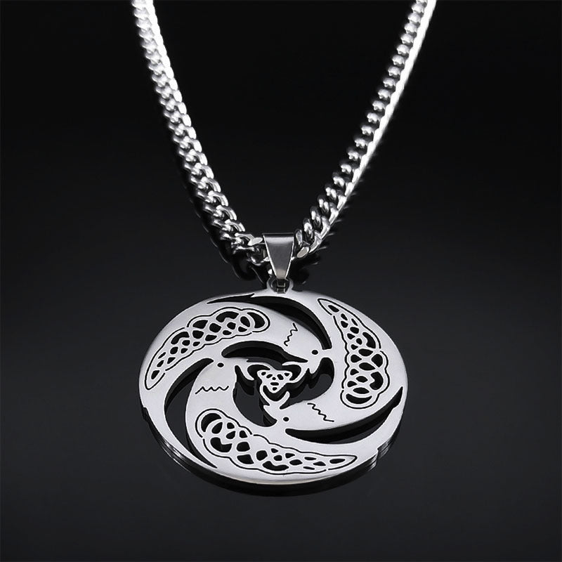 Sacred Ravens Trinity Necklace