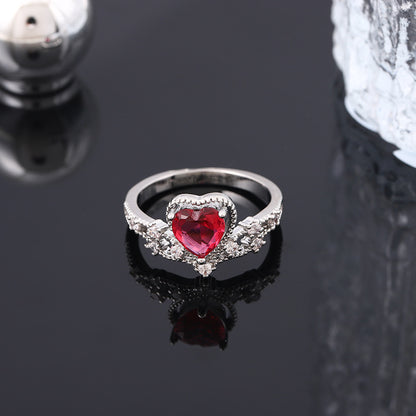 Crimson Enchantress Love Ring