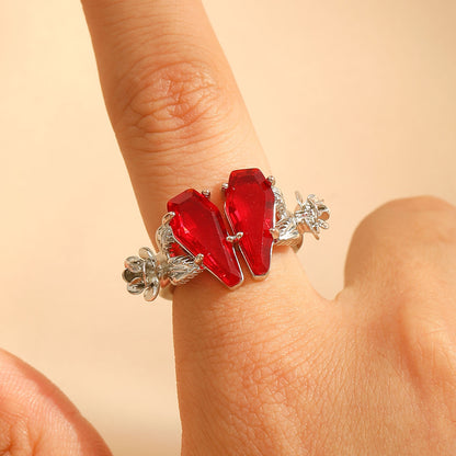 Sacred Twin Coffin Ring