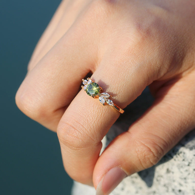 Mystic Emerald Goddess Ring