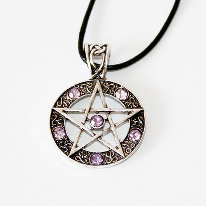 Divine Pentagram Diamond Necklace