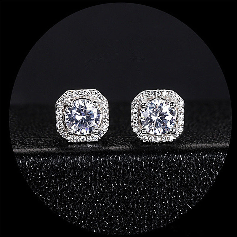 Moonlit Clarity Crystal Studs