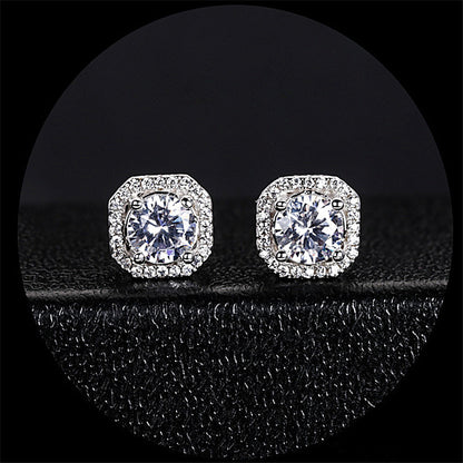 Moonlit Clarity Crystal Studs