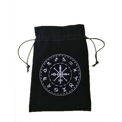 Mystical Velvet Drawstring Bag Collection for Jewelry, Crystals, Tarot, and Divination