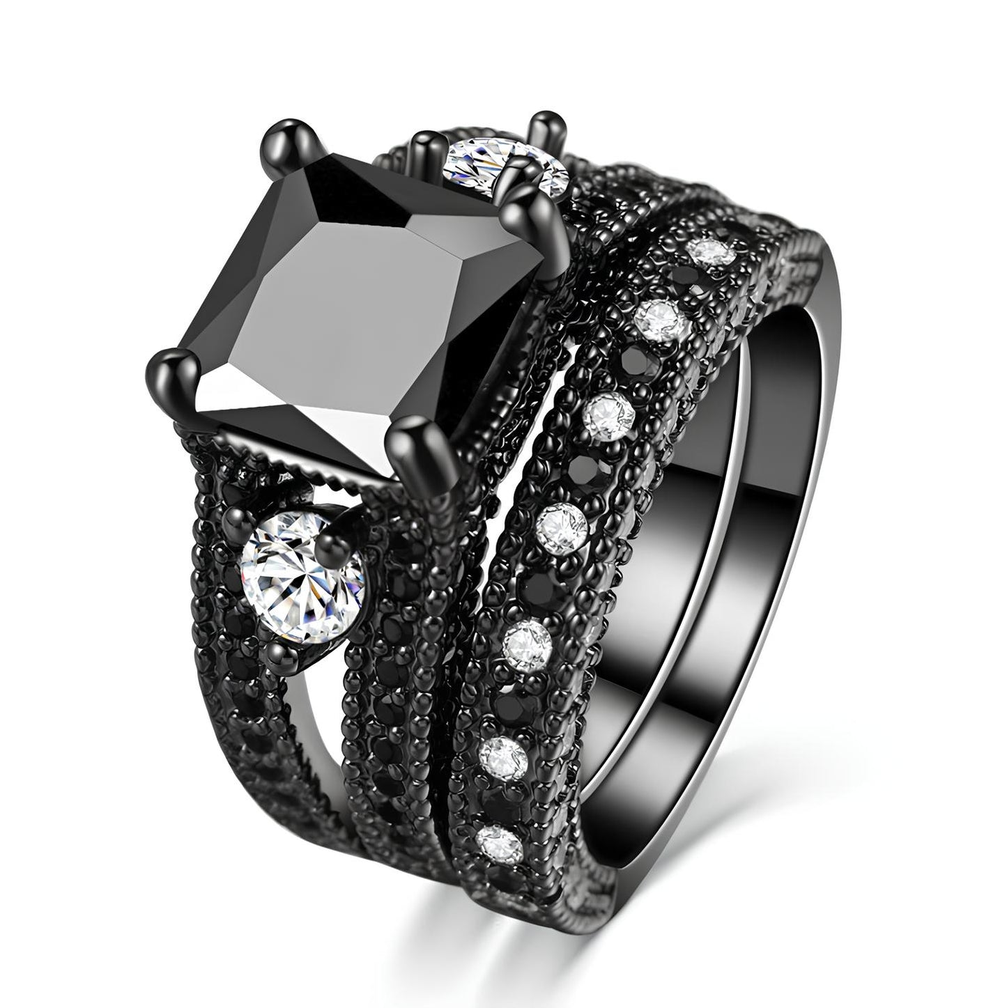 FREE TODAY:  Obsidian Crown of the Veil Ring