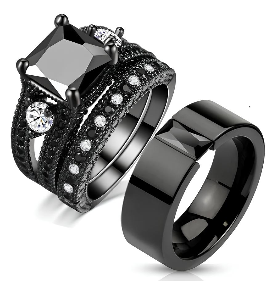 FREE TODAY:  Obsidian Crown of the Veil Ring