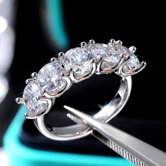 Pentacle of Light Crystal Ring