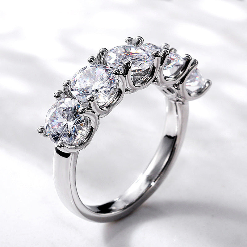 Pentacle of Light Crystal Ring