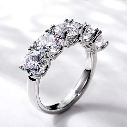 Pentacle of Light Crystal Ring