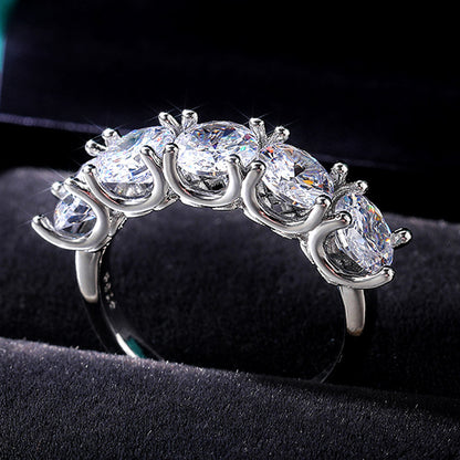 Pentacle of Light Crystal Ring