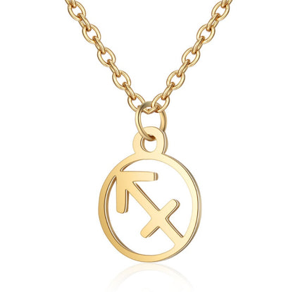 Starlit Zodiac Charm Necklace